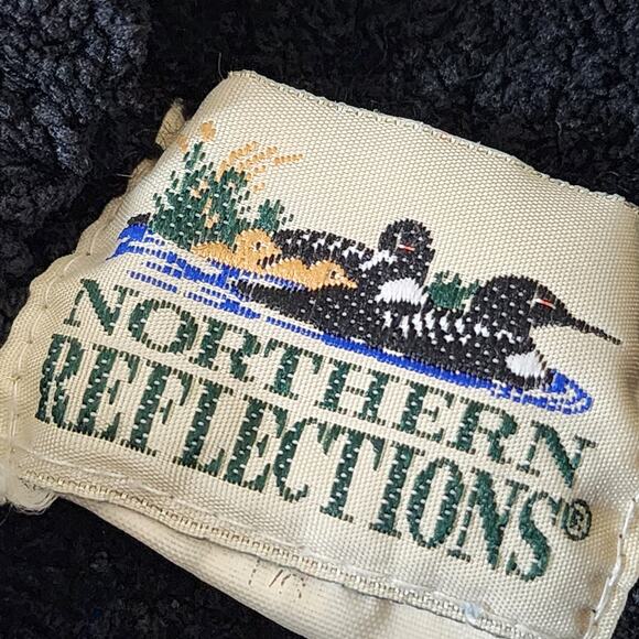 Vintage Northern Reflections Large Black Knit Turtleneck Sweater - Picture 3 of 3